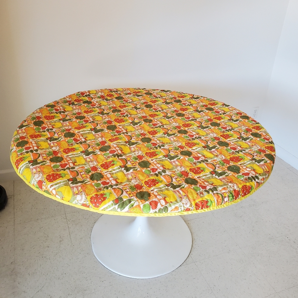 Vintage Round Table Cover Cloth